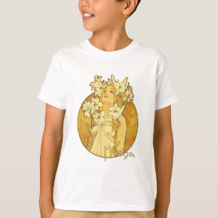 Alphonse Mucha - The Flowers T-Shirt
