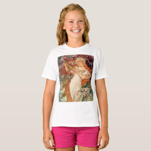 Alphonse Mucha, The Seasons (1896) Spring T-Shirt
