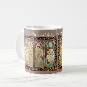 Alphonse Mucha -The times of the day Mug