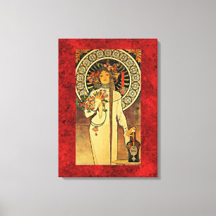 Alphonse Mucha: The Trappistine Canvas Print