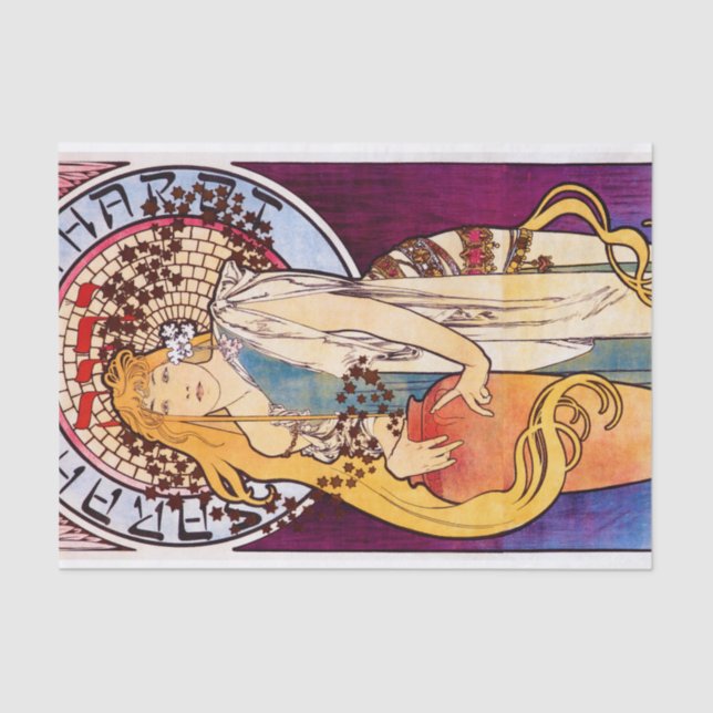 Alphonse Mucha Tissue Paper (Front)