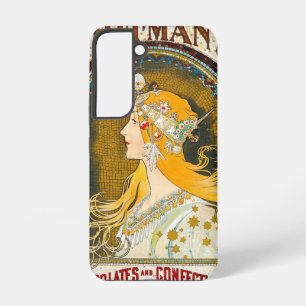Alphonse Mucha Vintage Whitman's Ad Samsung Galaxy Case