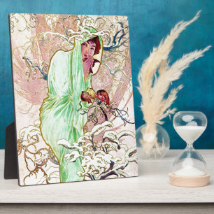 Alphonse Mucha Winter II Plaque