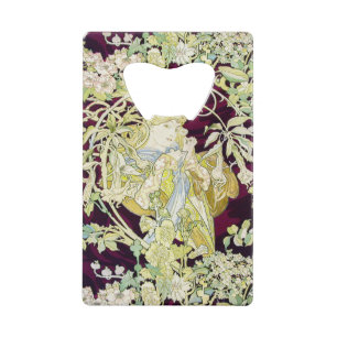 Alphonse Mucha Woman with Daisy Art Nouveau Art