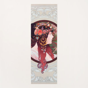 Alphonse Mucha Yoga Mat