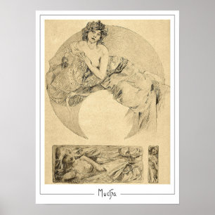 Alphonse Mucha Zedign Art Poster #111