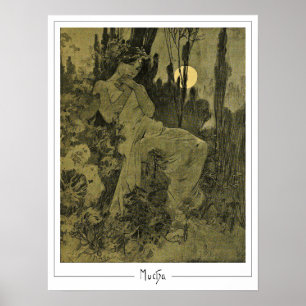 Alphonse Mucha Zedign Art Poster #352