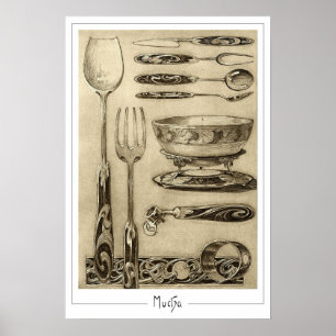 Alphonse Mucha Zedign Art Poster #55