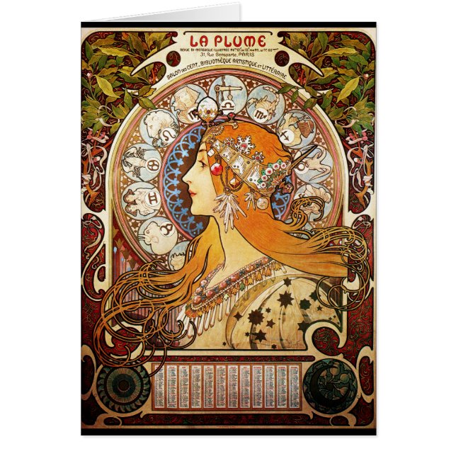 Alphonse Mucha Zodiac (Front)