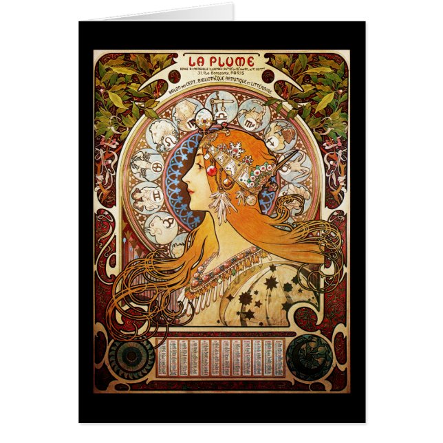 Alphonse Mucha Zodiac (Front)