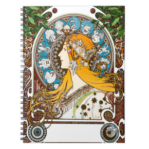 Alphonse Mucha - Zodiac Notebook