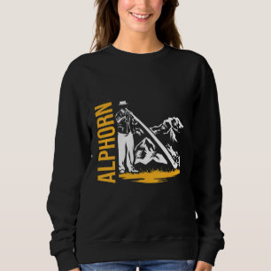 Alphorn Natural Horn Switzerland Sweatshirt