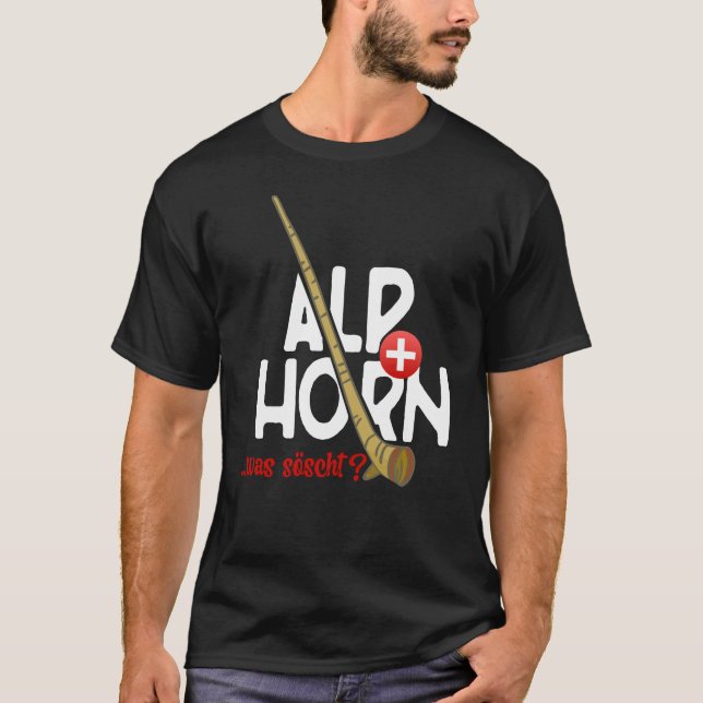 Alphorn Switzerland What Socks T-Shirt (Front)