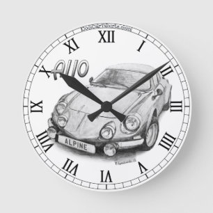 Alpine A110 Clock