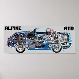ALPINE A110 POSTER