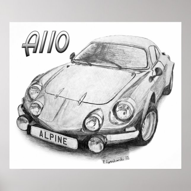 Alpine A110 Poster (Front)