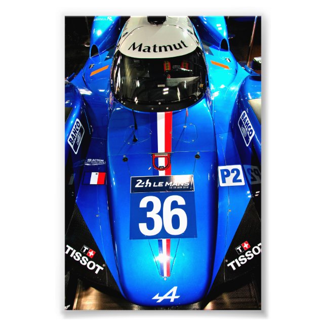 Alpine A470-Gibson 24 Hours of Le Mans 2018 Photo Print (Front)