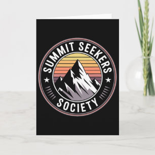 Alpine Climbing Peak Bygger Mountaineer Card
