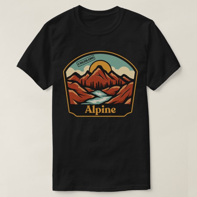 Alpine, Colorado T-Shirt (Design Front)