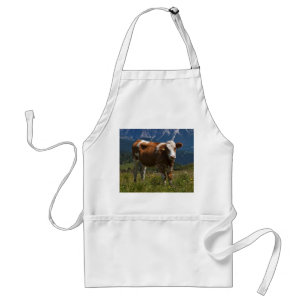 Alpine Cow Apron