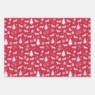 Alpine Dachsbracke Christmas Wrapping Paper Sheet