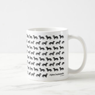 Alpine Dachsbracke Sketch Design Mug