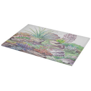 Alpine Garden Landscaping Cutting Board