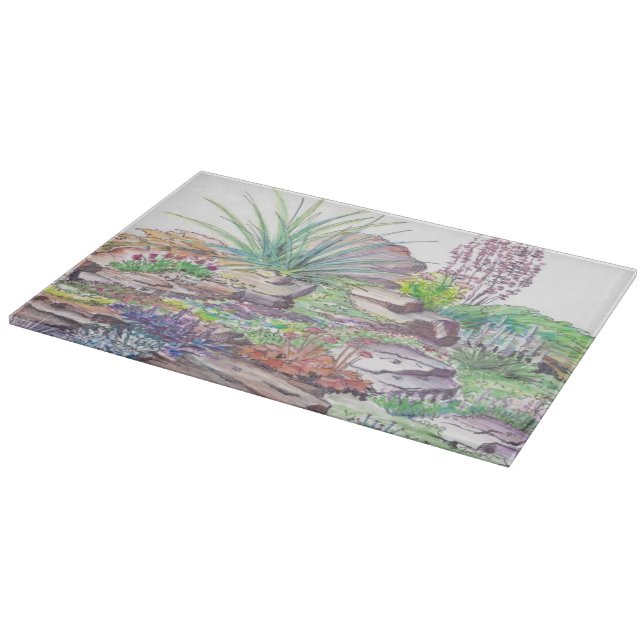 Alpine Garden Landscaping Cutting Board (Corner)
