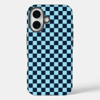 Alpine ice checkerboard pattern