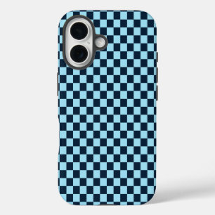 Alpine ice chequerboard pattern iPhone 16 case