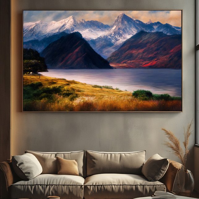 Alpine Lake at Sunset Poster (Creator Uploaded)