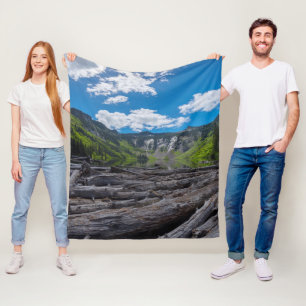 Alpine Lake Fleece Blanket