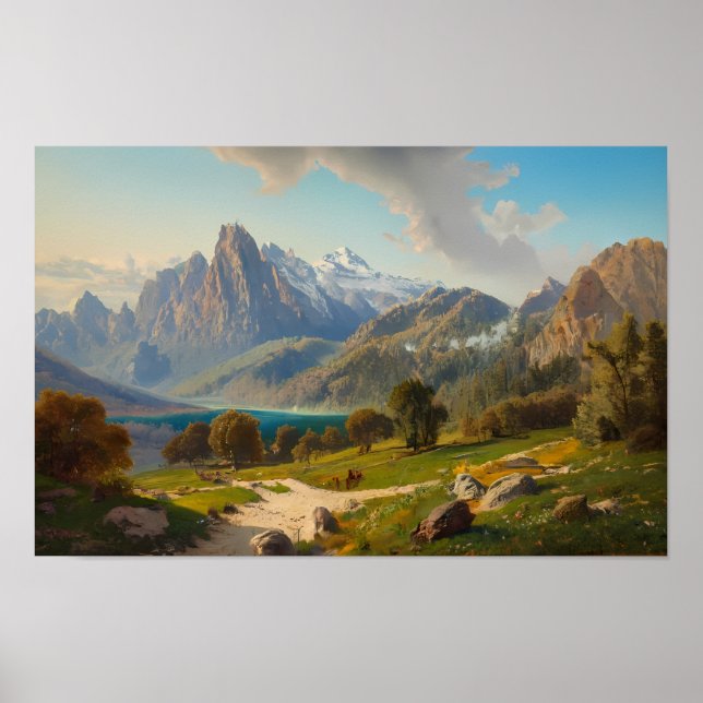 Alpine Lake  Poster (Front)