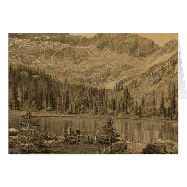 Alpine Lake, summit of Cerro Blanco (Front Horizontal)