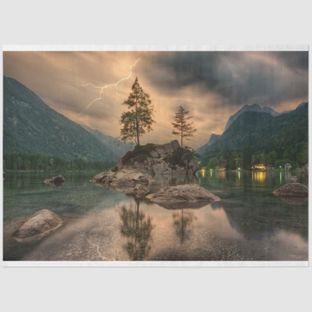 alpine lake tissue paper (Front)