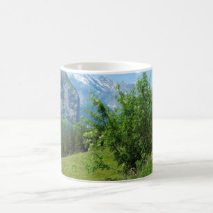 Alpine landscape coffee mug