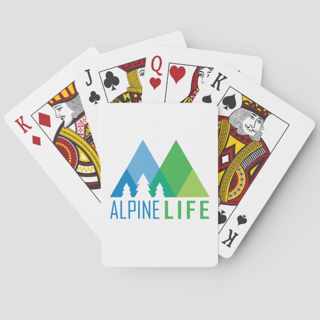 Alpine Life Playing Cards (Back)