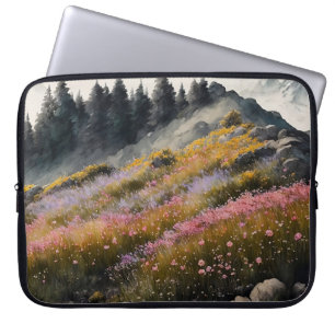 Alpine Meadow Art Work Laptop Sleeve