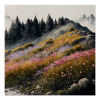 Alpine Meadow Art Work