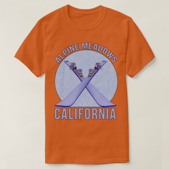 Alpine Meadows California T-Shirt (Design Front)