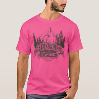 Alpine Meadows Vintage Mountains Hiking California T-Shirt
