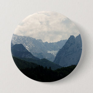 Alpine Mountains Country Nature Photo 7.5 Cm Round Badge