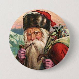 Alpine Santa Button