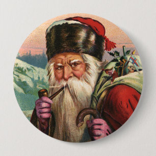 Alpine Santa Button