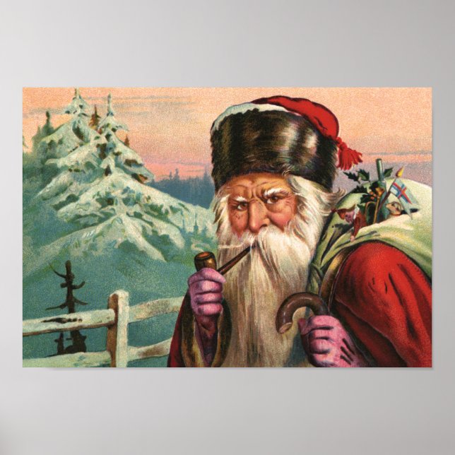 Alpine Santa Poster (Front)