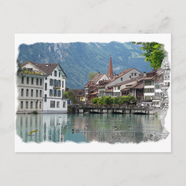 Alpine Scene Postcard (Front)
