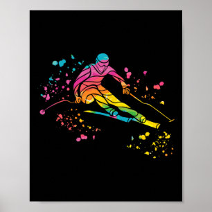 Alpine Skier Winter Sports Nordic Skiing _11  Poster