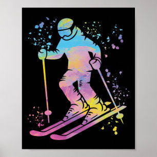 Alpine Skier Winter Sports Nordic Skiing _19  Poster