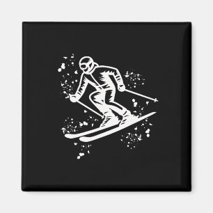 Alpine Skier Winter Sports Nordic Skiing _3 Magnet