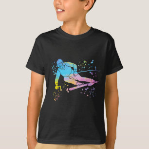Alpine skier winter sports nordic skiing Alpine sk T-Shirt